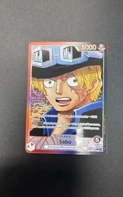Sabo (004) (Alternate Art) OP13-004 Carrying On His Will Foil - Image 1