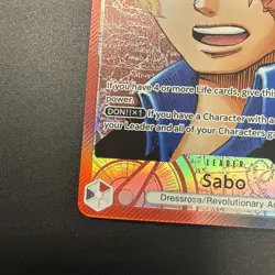 Sabo (004) (Alternate Art) OP13-004 Carrying On His Will Foil - Image 5
