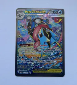 Mega Greninja EX 116/108 Chaos Rising SIR. Mint condition. - Image 1