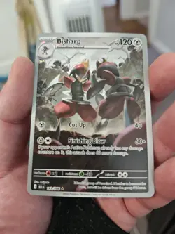 Pokemon TCG Bisharp Card 143/086 Black Bolt English Mint Condition - Image 1