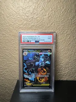 Pokemon Mega Charizard X ex Phantasmal Flames 125/094 SIR PSA 9 Mint - Image 1