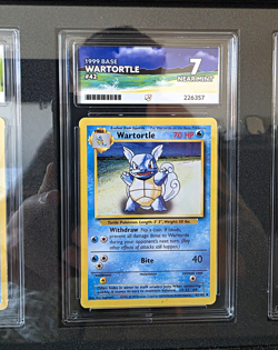 Nintendo Pokemon TCG 1999 Base Set Wartortle 42/102 CGC 7 Graded Regular - Image 1