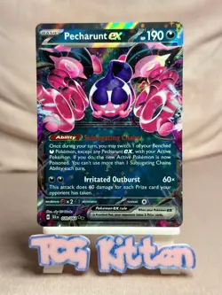 Pecharunt ex - 039/064 Double Rare HoloShrouded Fable NM - Pokemon - TCGKITTEN - Image 1