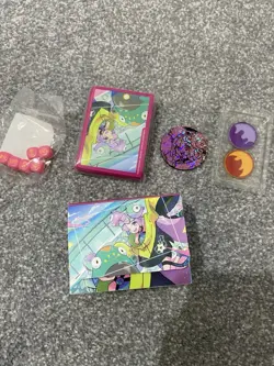 Iono Deck Box Card Sleeves, Coin from Premium Tournament Collection Pokemon TCG - Image 1