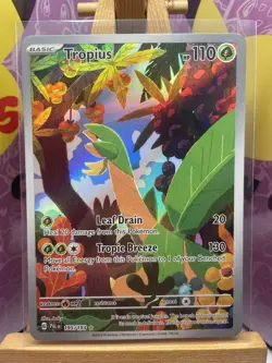 Pokemon TCG Tropius Scarlet & Violet Paldea Evolved Holo Card 195/193 - Image 1