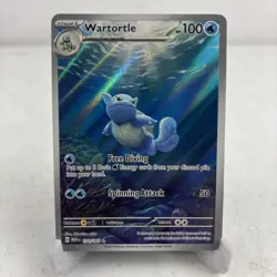 Wartortle 171/165 Scarlet & Violet 151 Illustration Rare Pokemon TCG NM/LP - Image 1