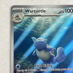 Wartortle 171/165 Scarlet & Violet 151 Illustration Rare Pokemon TCG NM/LP - Image 3