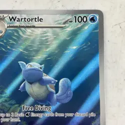 Wartortle 171/165 Scarlet & Violet 151 Illustration Rare Pokemon TCG NM/LP - Image 4
