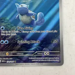 Wartortle 171/165 Scarlet & Violet 151 Illustration Rare Pokemon TCG NM/LP - Image 5