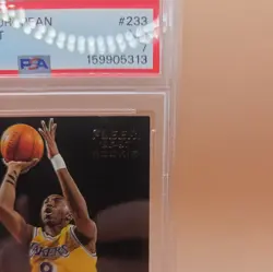 1996 KOBE BRYANT ROOKIE RC Fleer #233 PSA 7 NEAR MINT LA LAKERS - Image 3