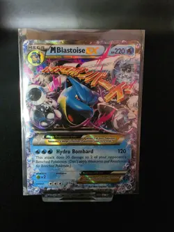 Pokemon TCG Mega M Blastoise EX 30/146 Mint Condition Holo Rare Card - Image 1