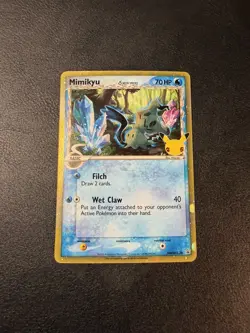 Pokemon TCG Mimikyu SWSH136 Black Star Promo Celebrations Collection NM - Image 1