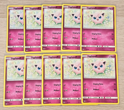 Jigglypuff x10 copies - 41/68 Hidden Fates - common NM/LP cute Pokemon TCG - Image 2