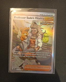 Pokemon TCG Paradox Rift Professor Sada's Vitality 256/182 Special Rare - Image 1
