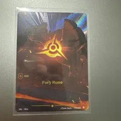 Fury Rune UNL R01a Alt Art Riftbound Unleashed English - Image 1