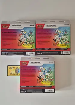 Pokemon TCG First Partner Illustration Collection Series 2 X3 Sealed Brand New - Image 2