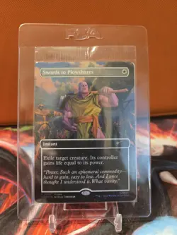 MTG Swords to Plowshares Thanos PSA Magazine Exclusive Promo Marvel Magic Sealed - Image 1