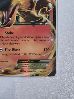 Charizard EX - 11/106 - Pokemon Flashfire XY Ultra Rare Card NM - Image 4