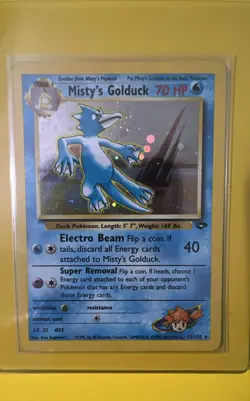 Misty's Golduck 12/132 Gym Challenge Holo - Image 1