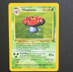 Wizards of the Coast Vileplume Jungle 15/64 Holo Rare Unlimited 1999 80HP EN - Image 1