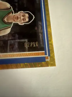 2025-26 Panini Donruss Jeremy Lin TRUE GOLD PRIZM Legend Card 2/10 - Image 3