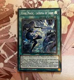 Verre Magic - Lacrima of Light Secret Rare BLMM-EN046 1st Ed - Image 1