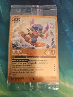 Stitch - Carefree Snowboarder SEALED - Disney Lorcana Promo 42/P3 EN 11 - Image 1