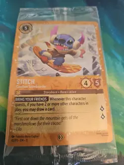 Stitch - Carefree Snowboarder SEALED - Disney Lorcana Promo 42/P3 EN 11 - Image 3
