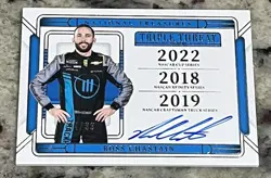 2025 Panini National Treasures Ross Chastain Triple Threat Signers Auto # 94/99 - Image 1