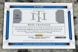 2025 Panini National Treasures Ross Chastain Triple Threat Signers Auto # 94/99 - Image 2