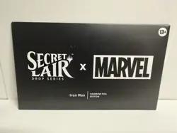Magic the Gathering Secret Lair x Marvel Iron Man Rainbow Foil Edition SEALED - Image 2
