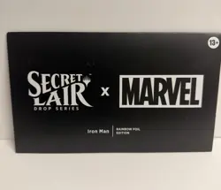 Magic the Gathering Secret Lair x Marvel Iron Man Rainbow Foil Edition SEALED - Image 3