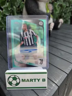 David Trezeguet Auto /175 Topps Chrome UEFA Club Competitions 2025-26 Juventus - Image 2