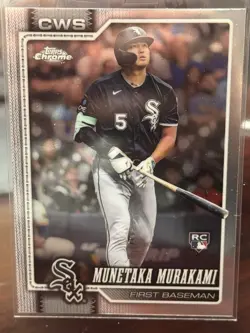 2026 Topps Chrome Munetaka Murakami Base White Sox RC - Image 1