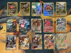 Pokemon Crown Zenith 15 Galarian Gallery Lot Of 15 Cards NM- Mint - Image 1