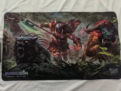 MagicCon Amsterdam 2026 MTG Playmat - garruk - Image 1