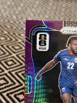 2026 Panini Prizm FIFA World Cup Steven Moreira #175 Purple Hyper Rookie /299 RC - Image 2