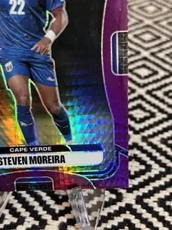 2026 Panini Prizm FIFA World Cup Steven Moreira #175 Purple Hyper Rookie /299 RC - Image 4