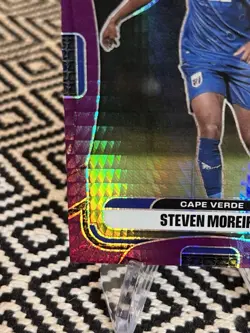 2026 Panini Prizm FIFA World Cup Steven Moreira #175 Purple Hyper Rookie /299 RC - Image 5