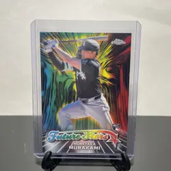 2026 Topps Chrome Munetaka Murakami RC Future Stars Refractor #FS-1 White Sox - Image 2