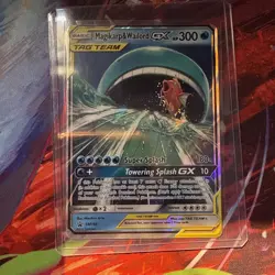 Magikarp & Wailord GX - SM166 - Pokemon Sun & Moon Promo Ultra Rare Card - Image 1