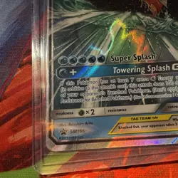 Magikarp & Wailord GX - SM166 - Pokemon Sun & Moon Promo Ultra Rare Card - Image 2