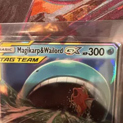 Magikarp & Wailord GX - SM166 - Pokemon Sun & Moon Promo Ultra Rare Card - Image 3