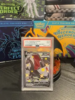 Pokemon TCG Charizard v Champions Path Full Art Secret Rare Card 079/073 PSA 9 - Image 1