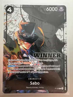 Sabo (Winner Pack 2026 Vol. 2) P-105 One Piece Promotion Cards Foil - Image 1