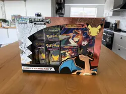 Pokemon TCG Celebrations Lance's Charizard V Collection Box (NEW & SEALED) - Image 1