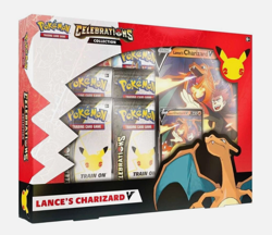 Pokemon TCG Celebrations Lance's Charizard V Collection Box (NEW & SEALED) - Image 1