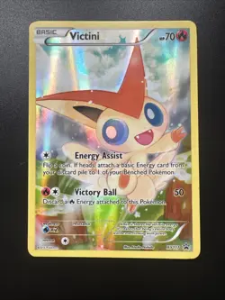 Victini XY117 | Black Star Promo Full Art Holo | LP English Pokemon TCG - Image 1