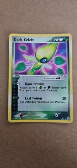 Pokemon Dark Celebi 4/101 Holo Rare [EX: Hidden Legends] [NM] - Image 3