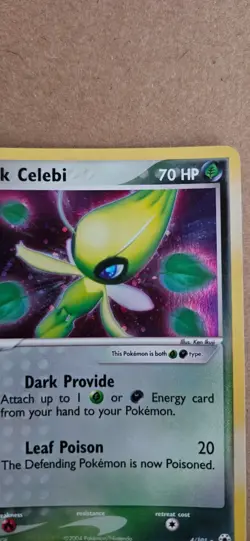 Pokemon Dark Celebi 4/101 Holo Rare [EX: Hidden Legends] [NM] - Image 5